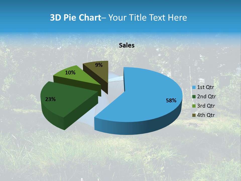 Blue Recreation Marquee PowerPoint Template