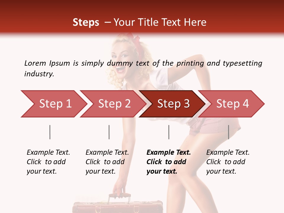 Studio Attractive Flirtation PowerPoint Template