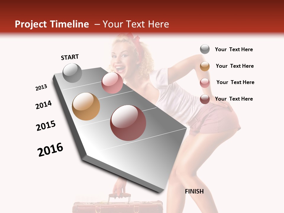 Studio Attractive Flirtation PowerPoint Template