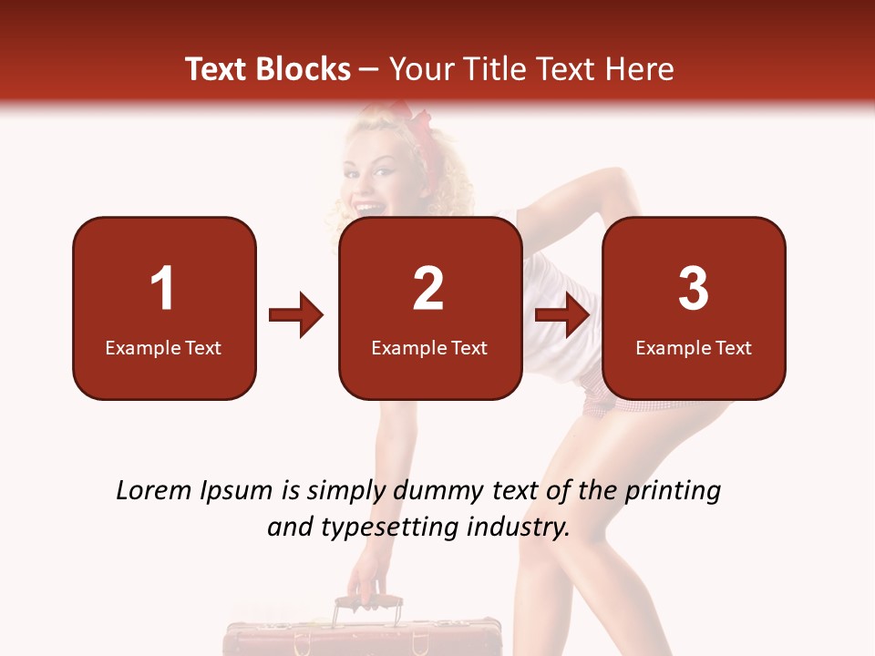 Studio Attractive Flirtation PowerPoint Template