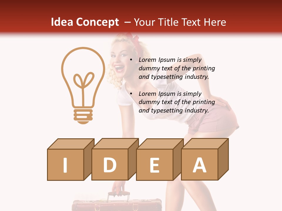 Studio Attractive Flirtation PowerPoint Template