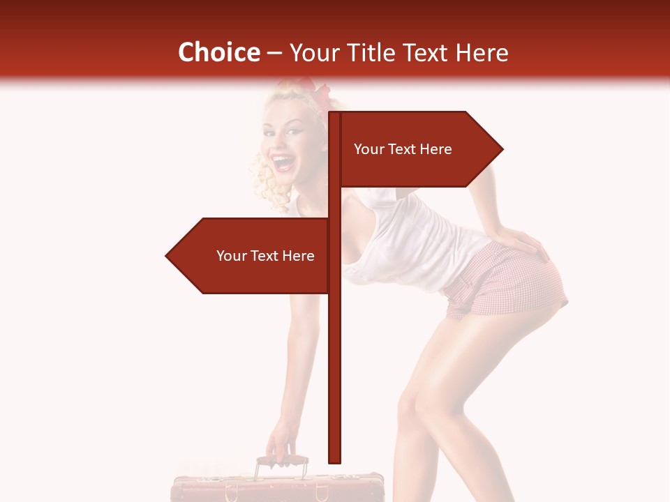 Studio Attractive Flirtation PowerPoint Template