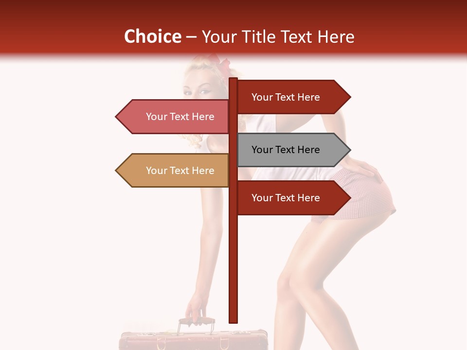 Studio Attractive Flirtation PowerPoint Template