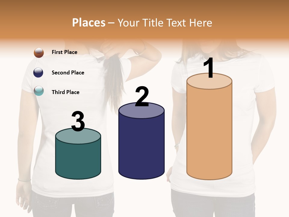 Tshirt Beautiful Space PowerPoint Template