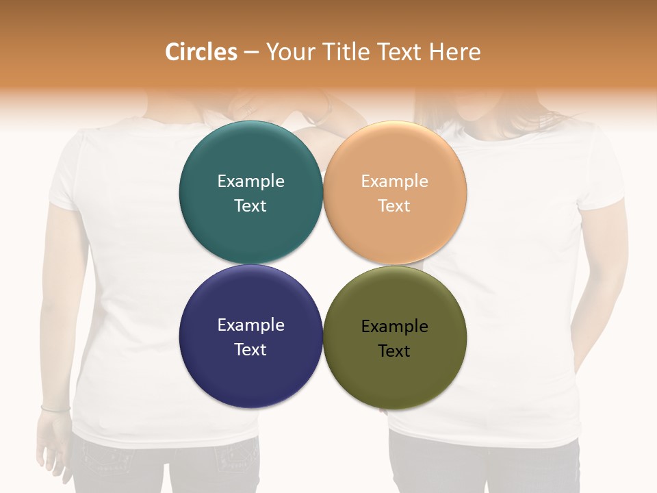 Tshirt Beautiful Space PowerPoint Template