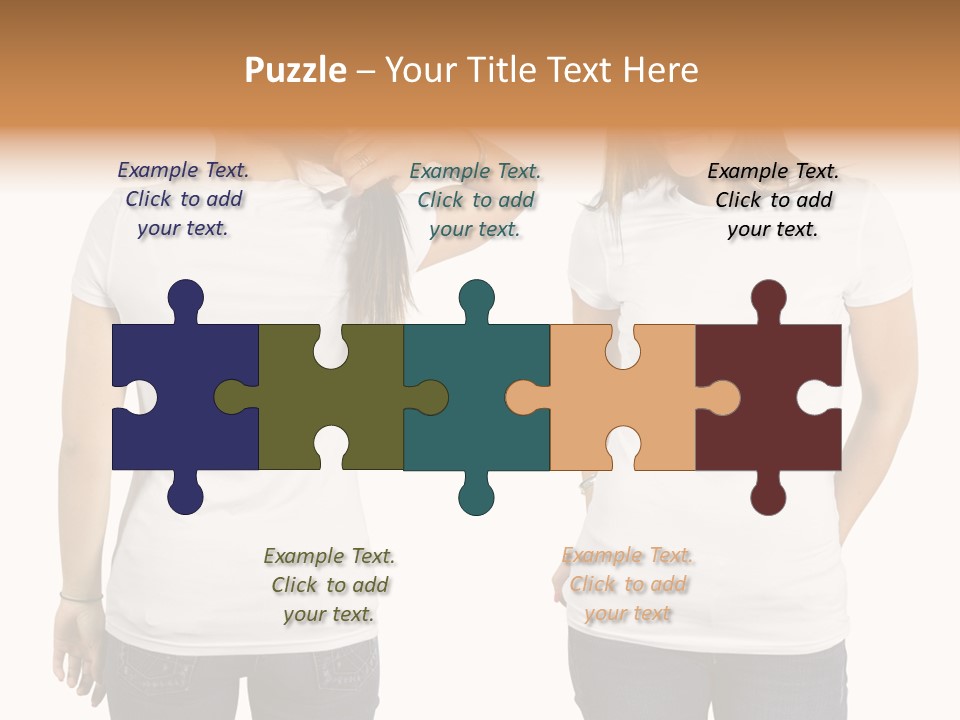 Tshirt Beautiful Space PowerPoint Template