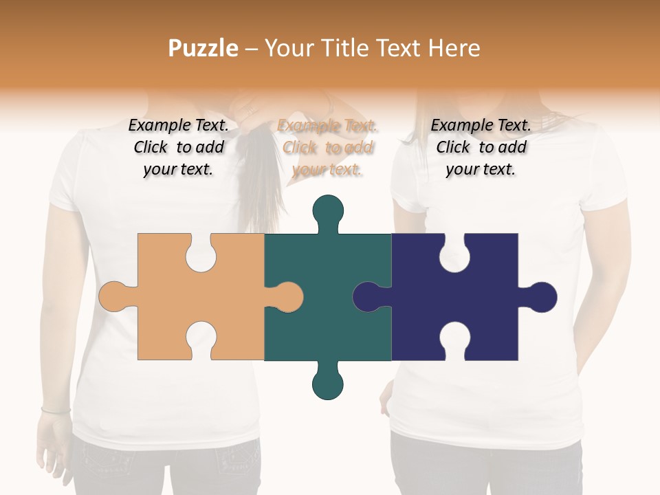 Tshirt Beautiful Space PowerPoint Template