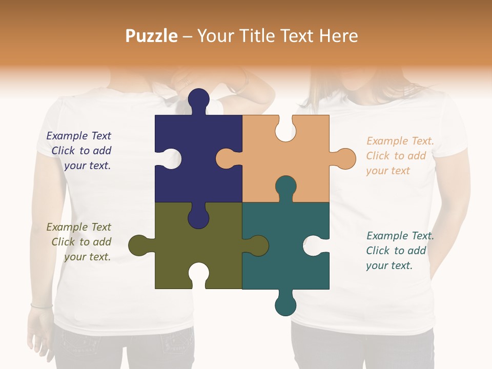 Tshirt Beautiful Space PowerPoint Template