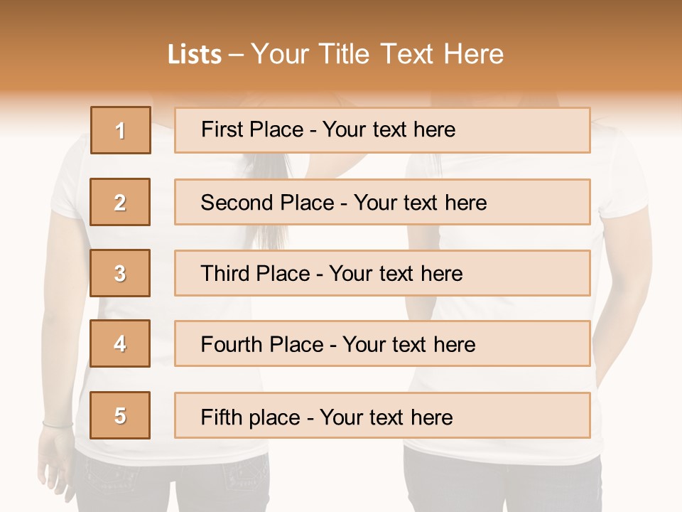 Tshirt Beautiful Space PowerPoint Template