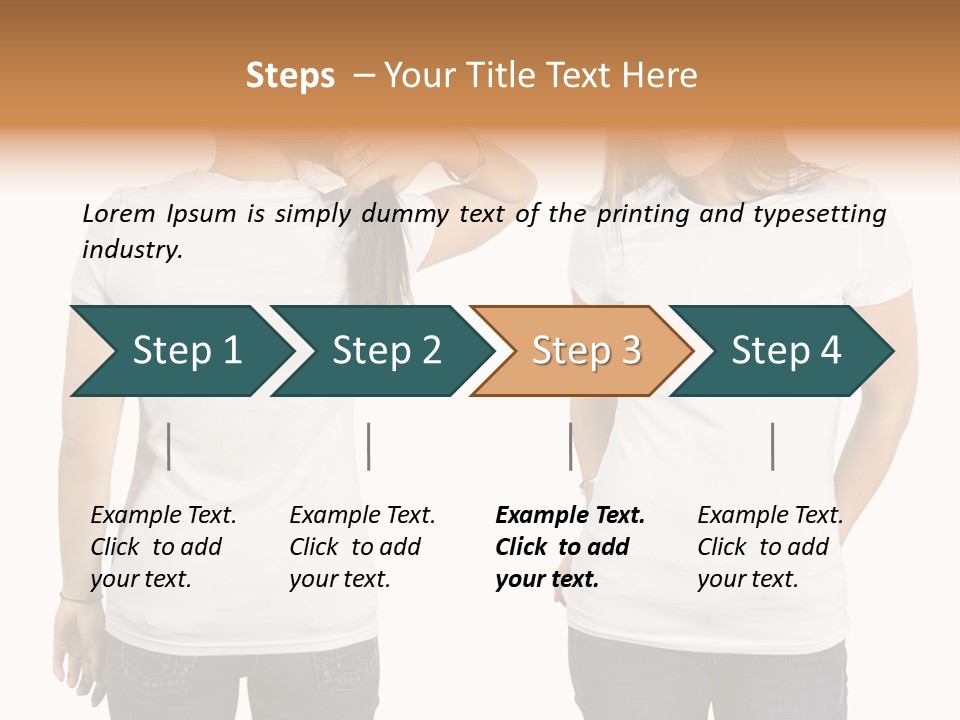 Tshirt Beautiful Space PowerPoint Template