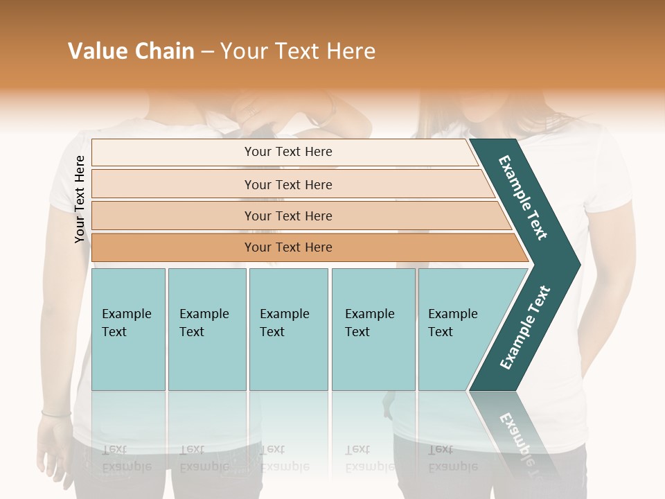 Tshirt Beautiful Space PowerPoint Template
