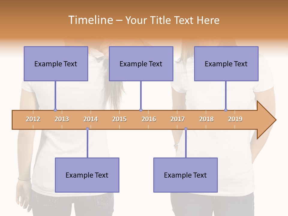 Tshirt Beautiful Space PowerPoint Template