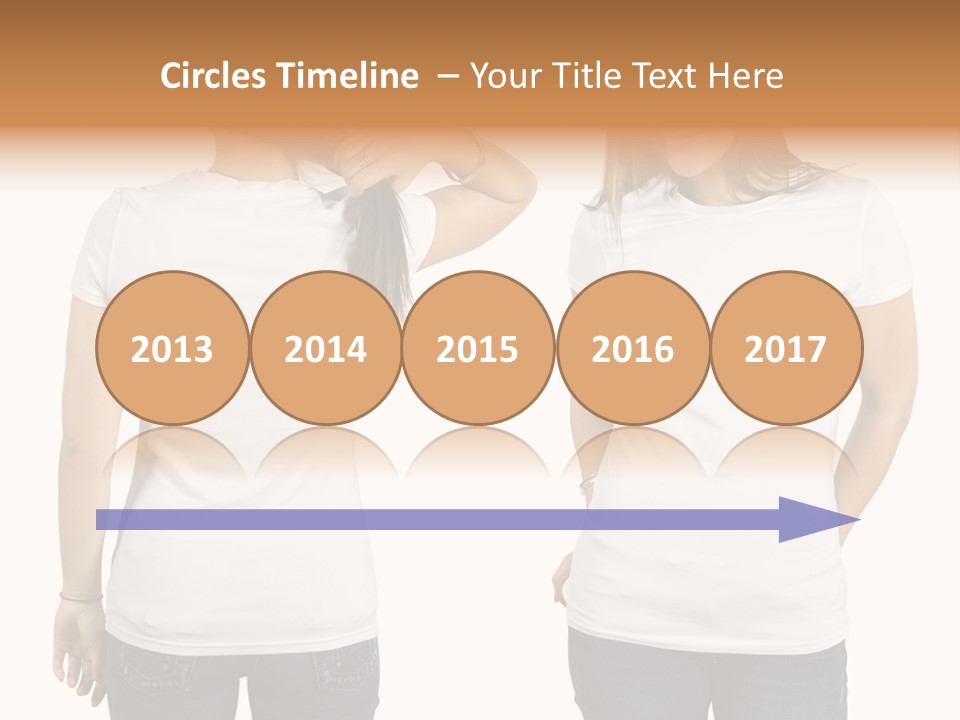 Tshirt Beautiful Space PowerPoint Template