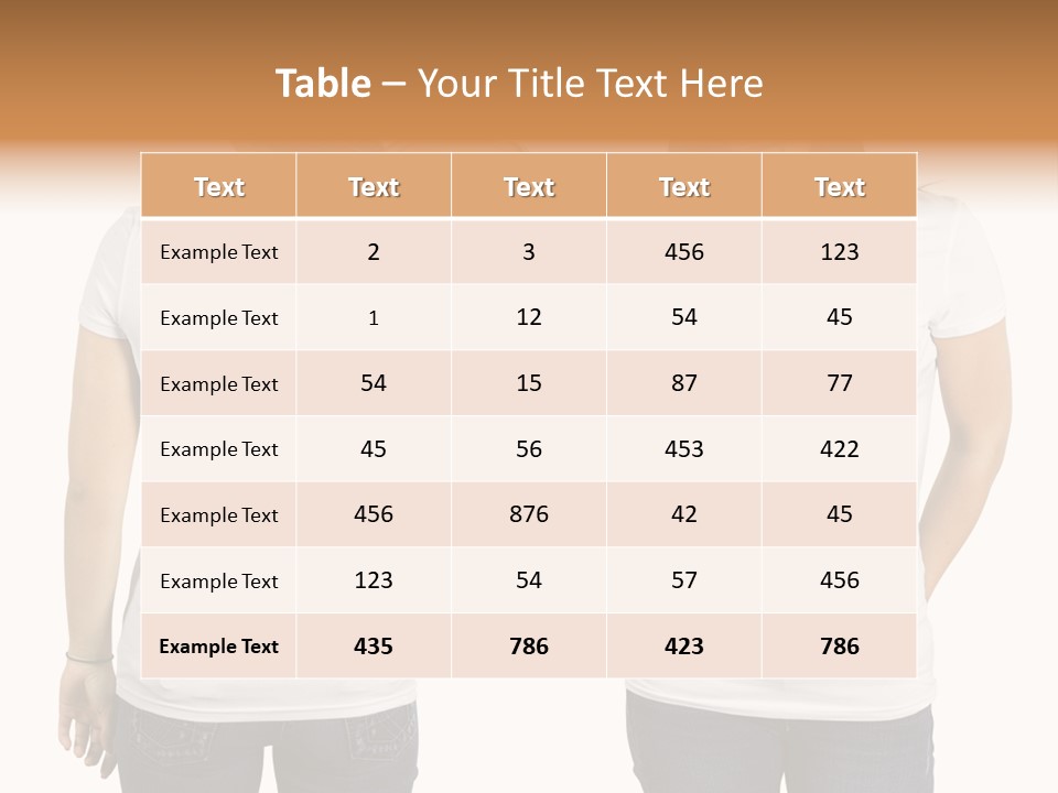 Tshirt Beautiful Space PowerPoint Template