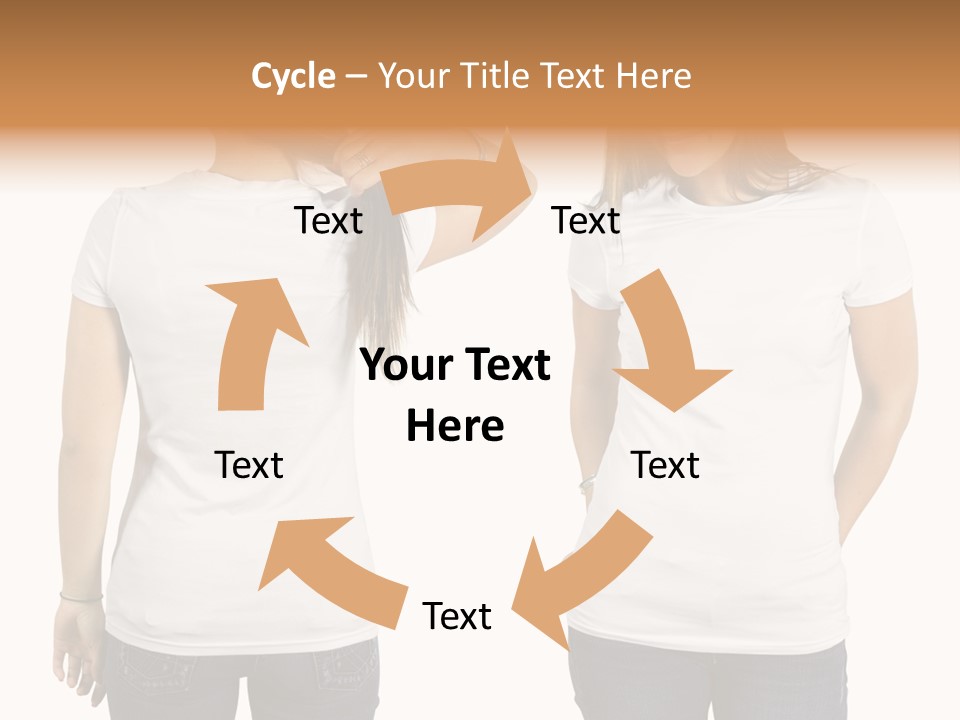 Tshirt Beautiful Space PowerPoint Template