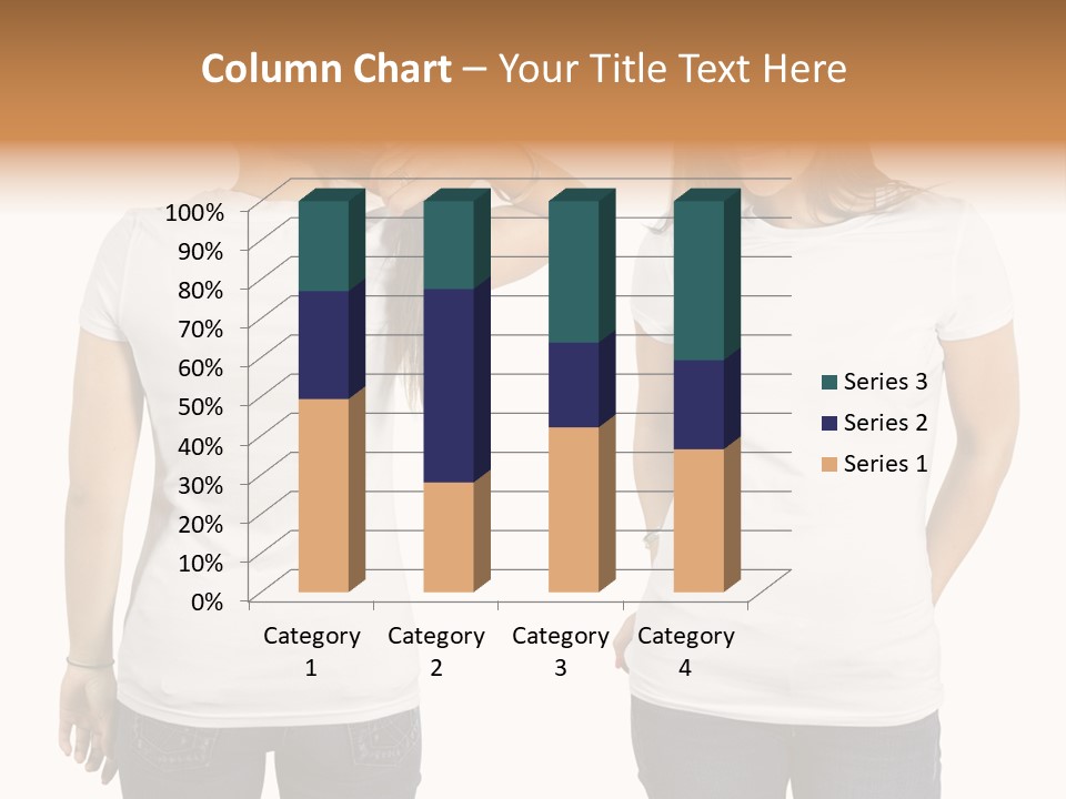 Tshirt Beautiful Space PowerPoint Template