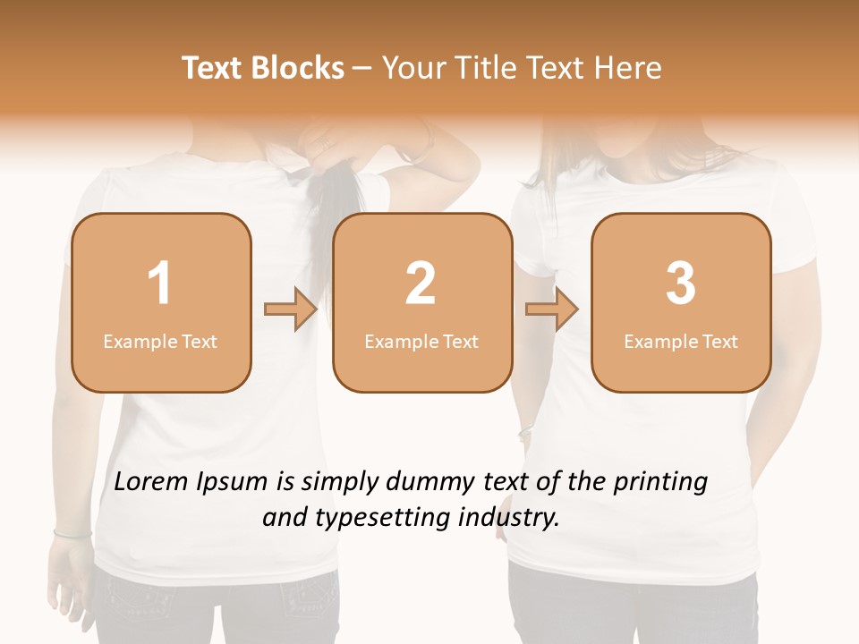 Tshirt Beautiful Space PowerPoint Template