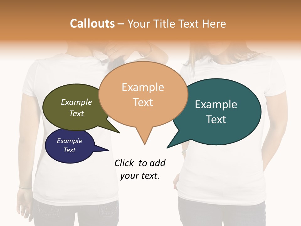 Tshirt Beautiful Space PowerPoint Template