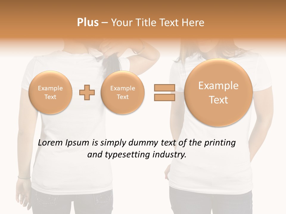 Tshirt Beautiful Space PowerPoint Template