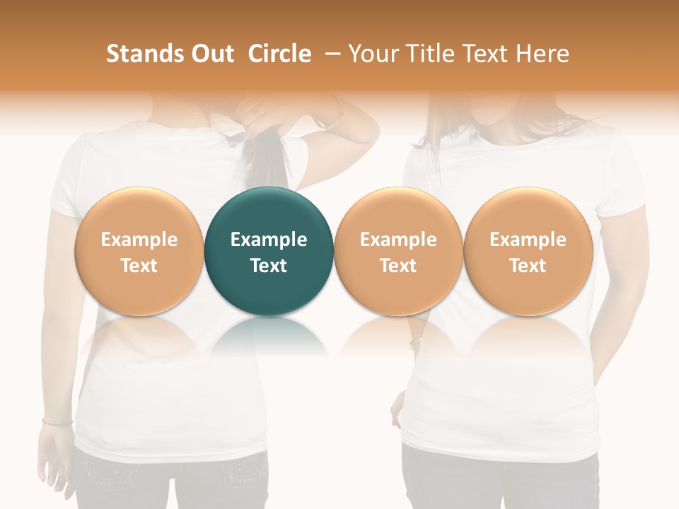 Tshirt Beautiful Space PowerPoint Template