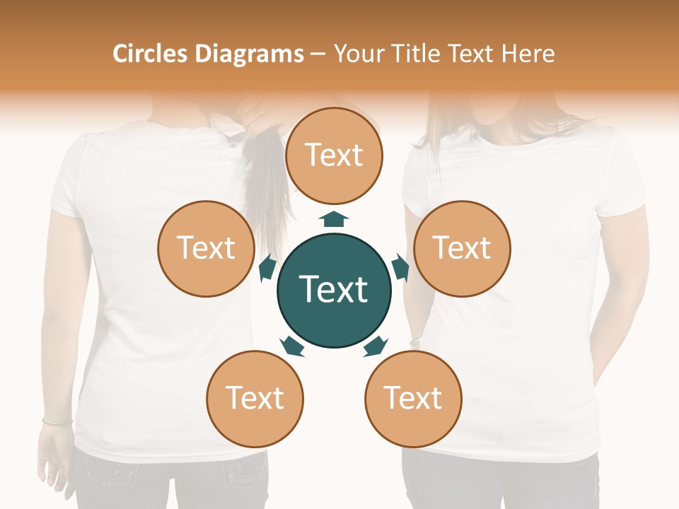 Tshirt Beautiful Space PowerPoint Template