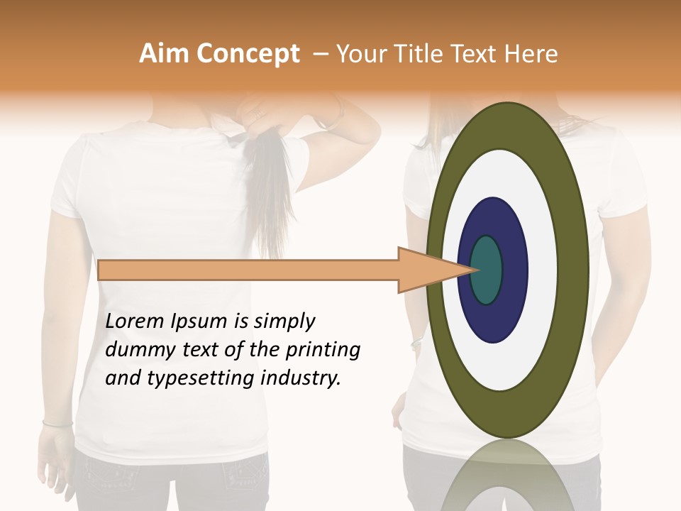 Tshirt Beautiful Space PowerPoint Template