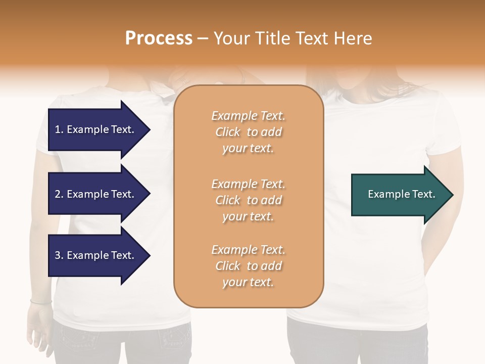 Tshirt Beautiful Space PowerPoint Template