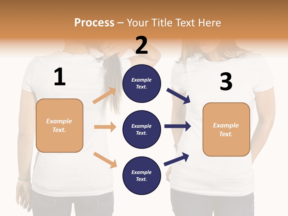 Tshirt Beautiful Space PowerPoint Template