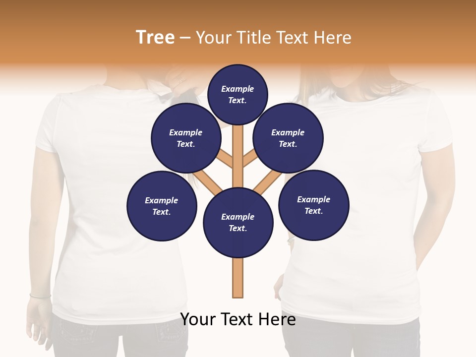 Tshirt Beautiful Space PowerPoint Template