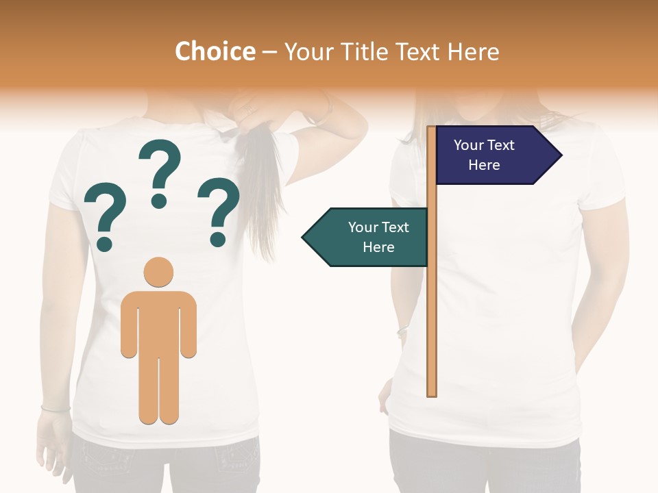 Tshirt Beautiful Space PowerPoint Template