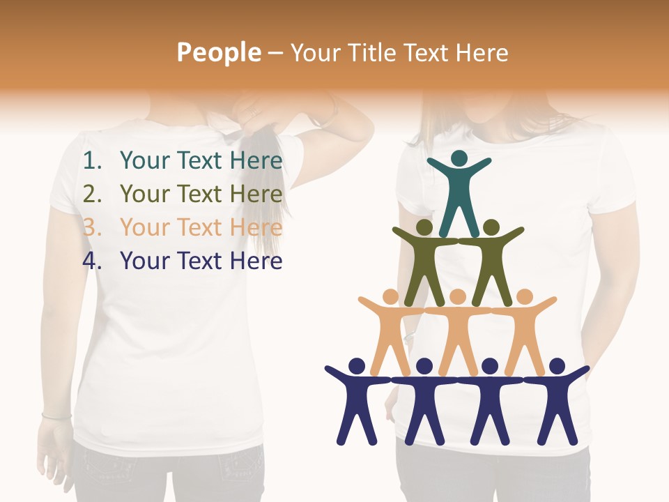 Tshirt Beautiful Space PowerPoint Template