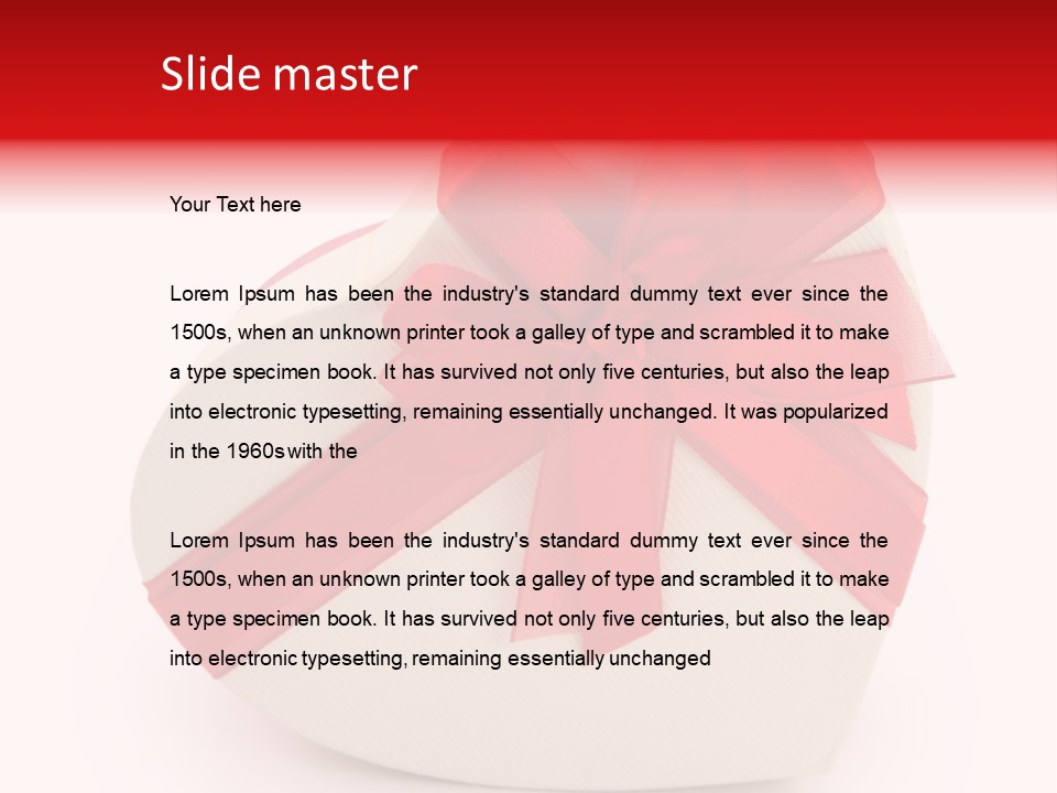 Heart One Valentin PowerPoint Template