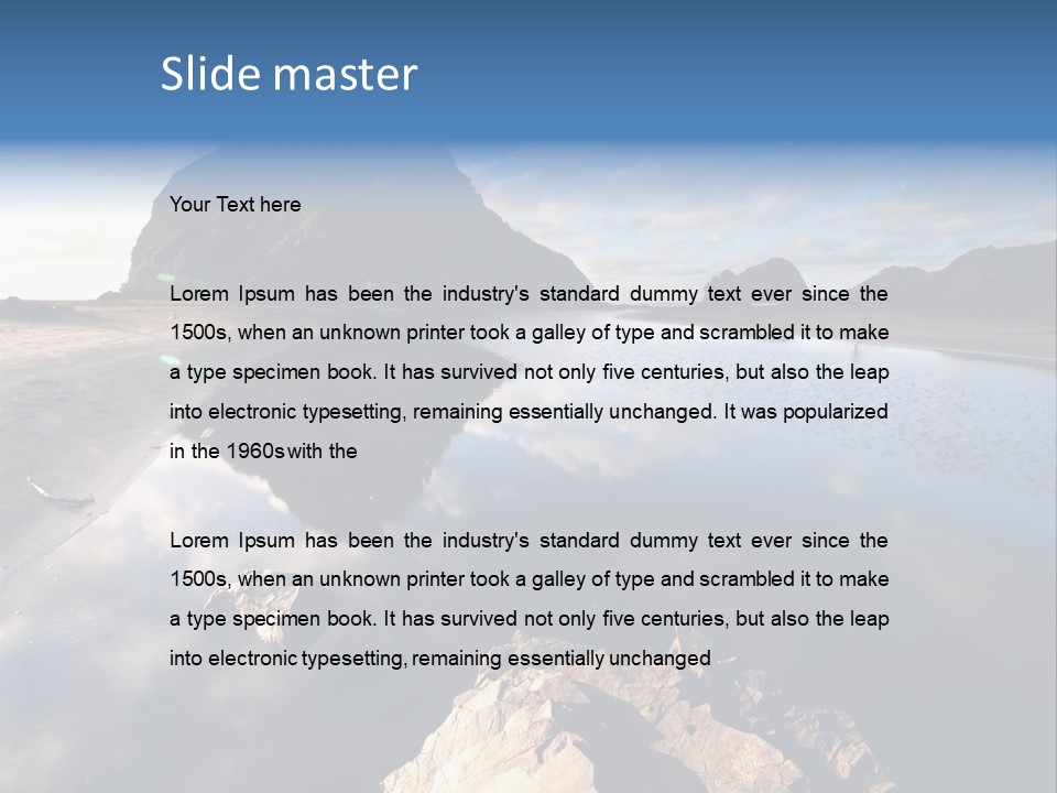 Trategy Humorou Chair PowerPoint Template