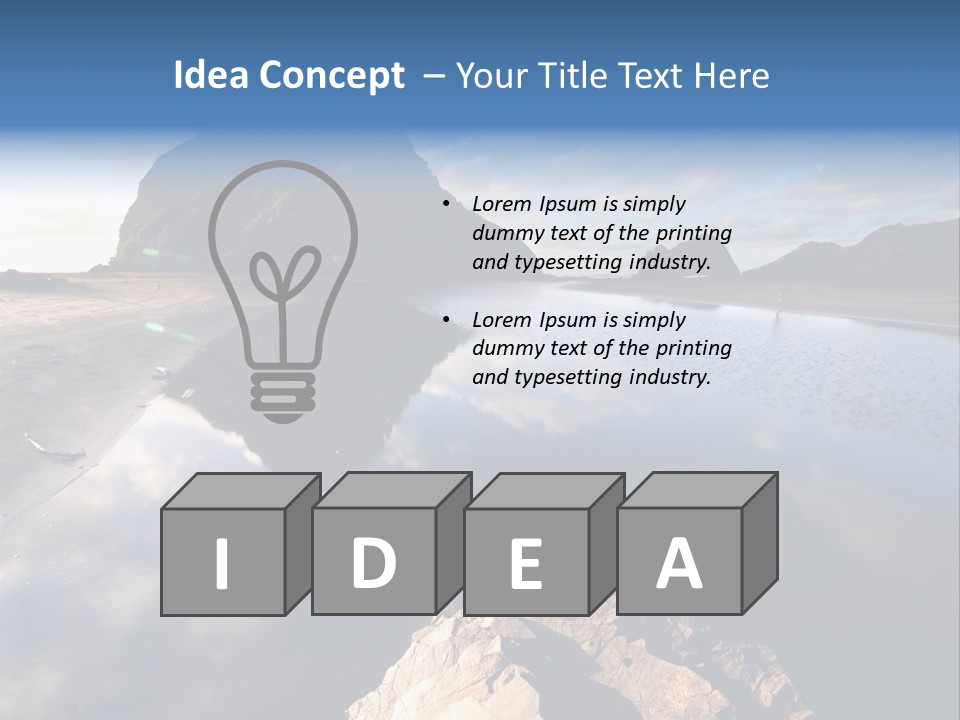 Trategy Humorou Chair PowerPoint Template