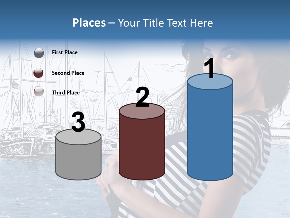 Yacht Lifestyle Sailor PowerPoint Template