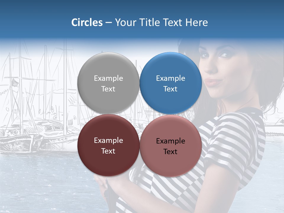 Yacht Lifestyle Sailor PowerPoint Template