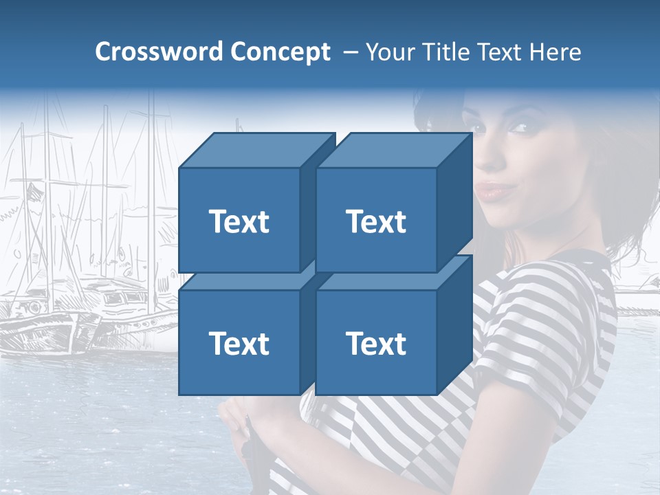 Yacht Lifestyle Sailor PowerPoint Template