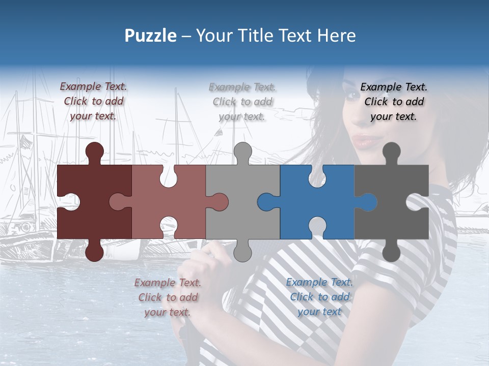 Yacht Lifestyle Sailor PowerPoint Template