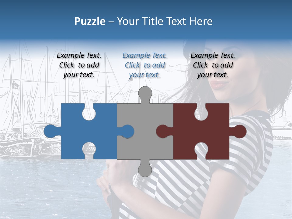 Yacht Lifestyle Sailor PowerPoint Template