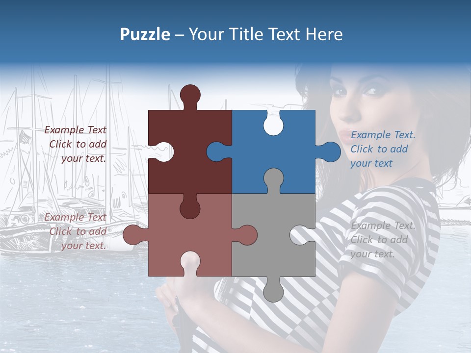 Yacht Lifestyle Sailor PowerPoint Template