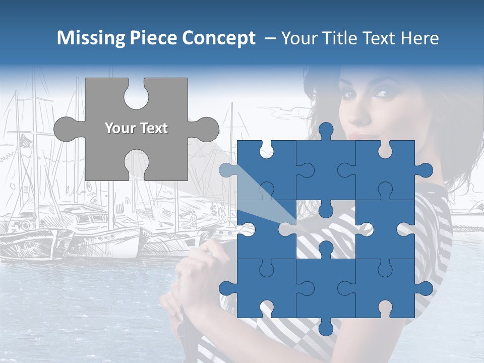 Yacht Lifestyle Sailor PowerPoint Template