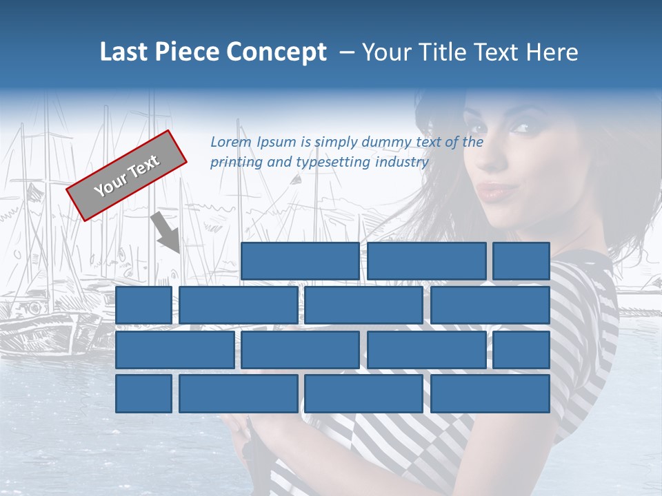 Yacht Lifestyle Sailor PowerPoint Template