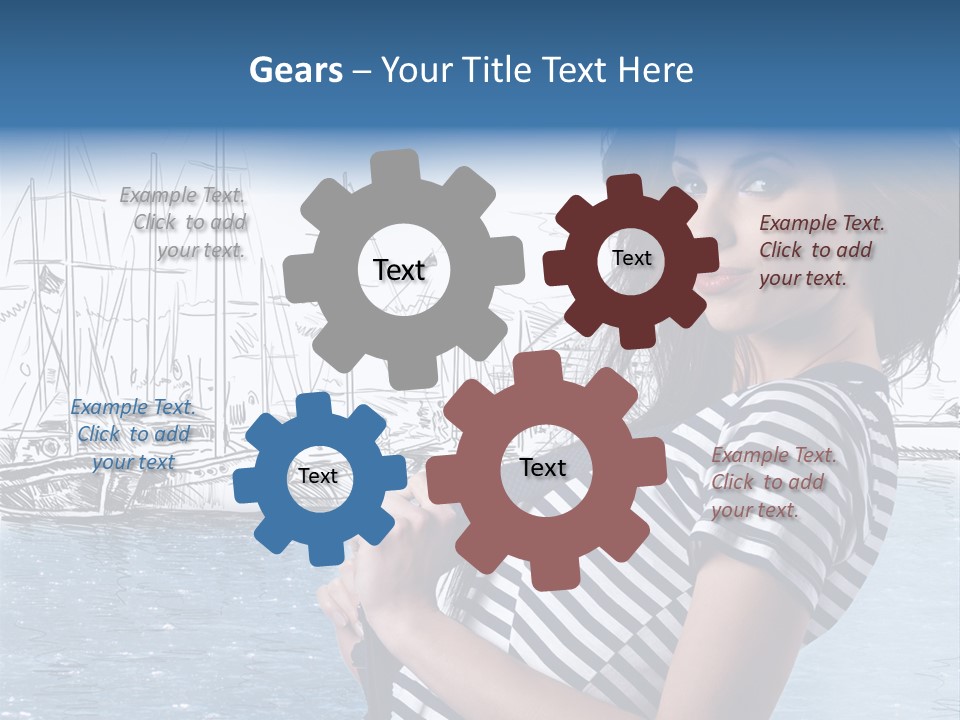 Yacht Lifestyle Sailor PowerPoint Template