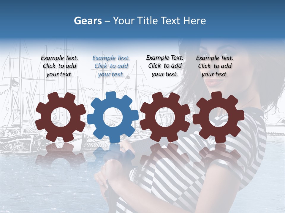 Yacht Lifestyle Sailor PowerPoint Template