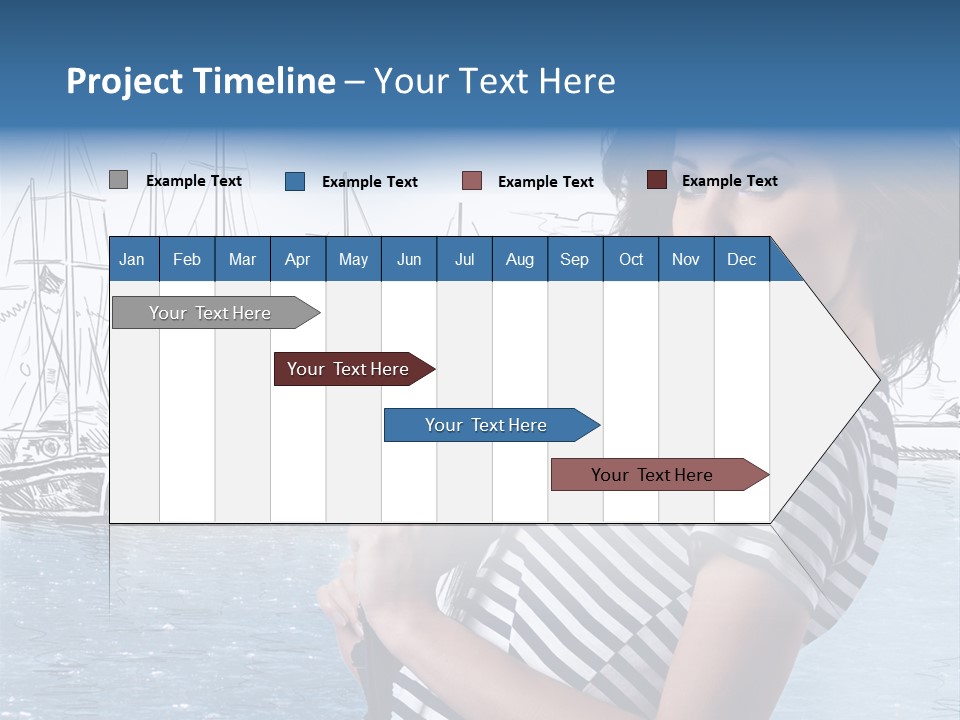 Yacht Lifestyle Sailor PowerPoint Template