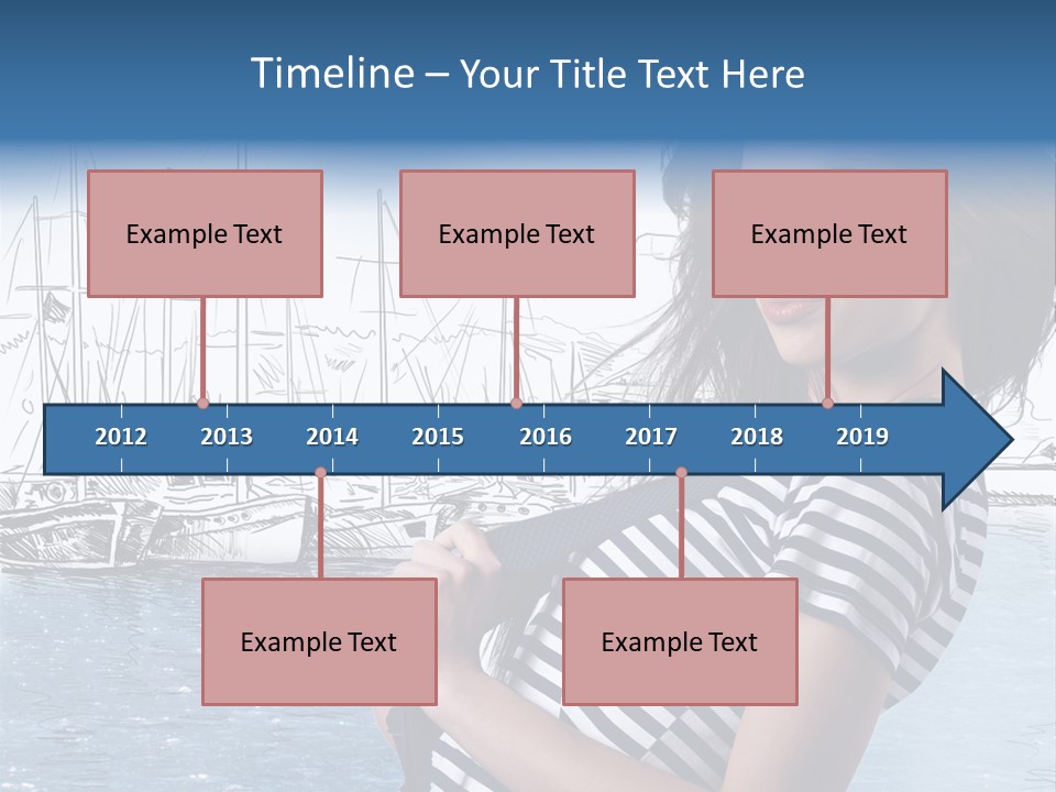 Yacht Lifestyle Sailor PowerPoint Template