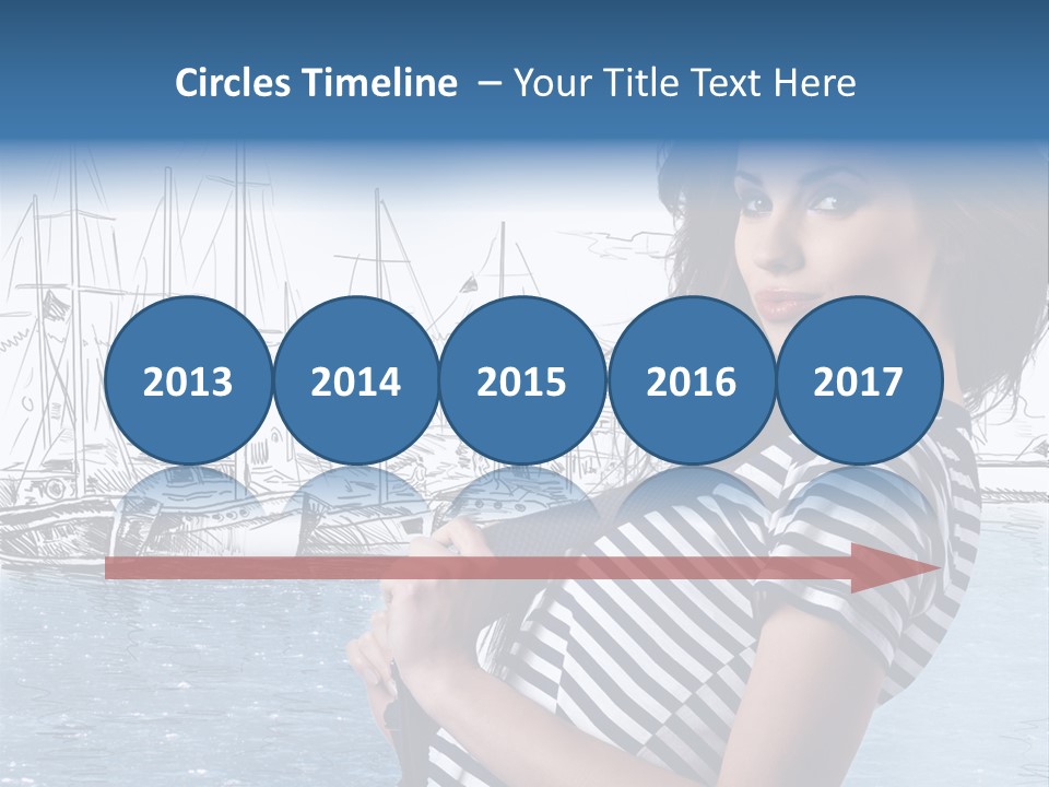 Yacht Lifestyle Sailor PowerPoint Template