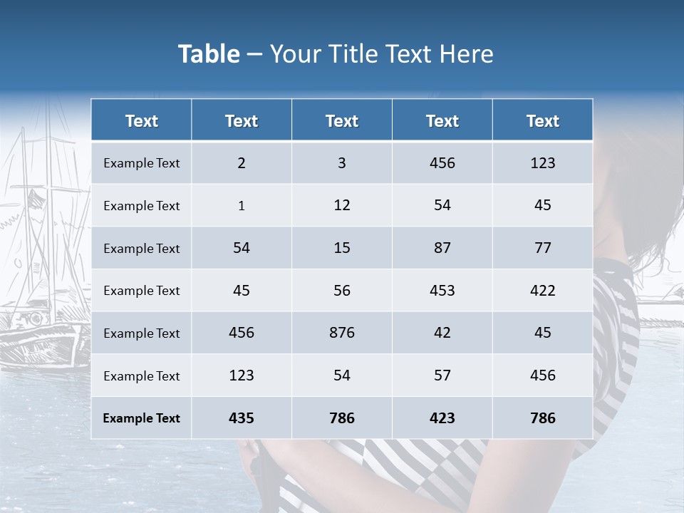 Yacht Lifestyle Sailor PowerPoint Template