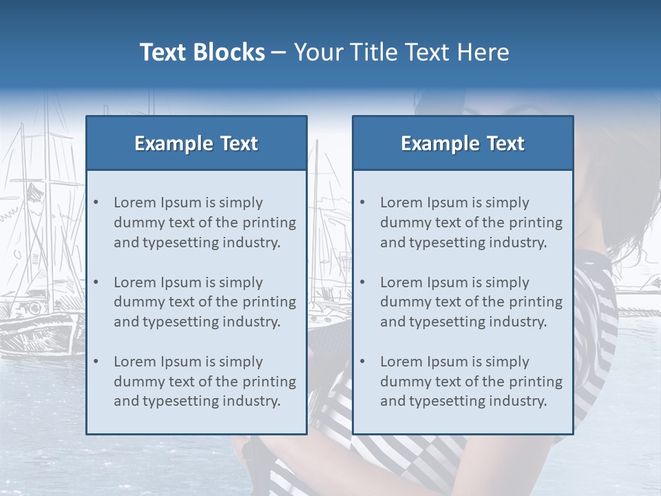 Yacht Lifestyle Sailor PowerPoint Template