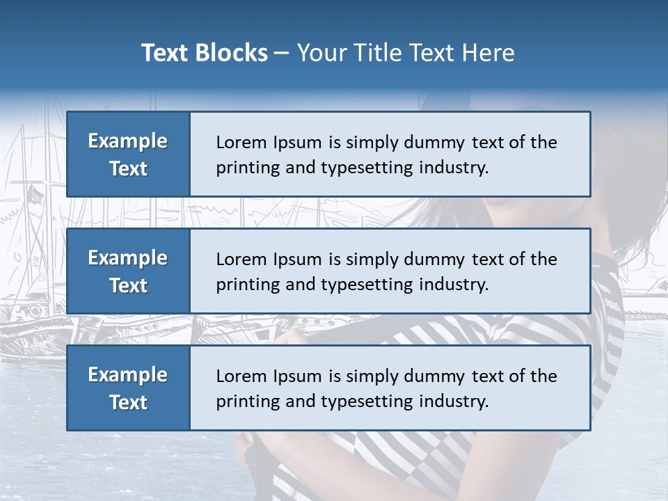 Yacht Lifestyle Sailor PowerPoint Template